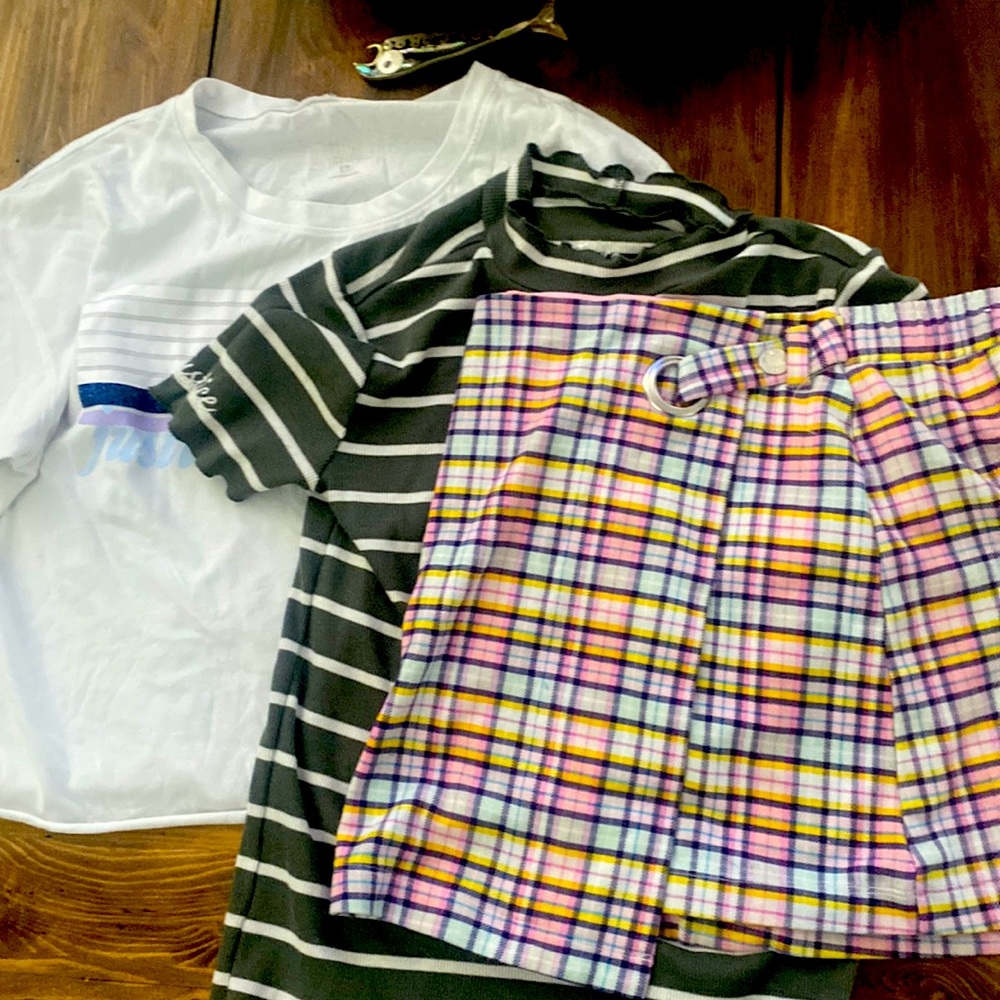 3 pack justice bundle all size 12 going for $17 for all